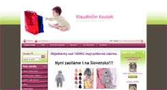 Desktop Screenshot of klaudincinkoutek.cz